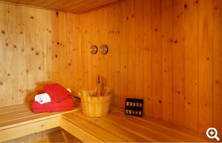 Wellness direkt im Haus mit eigener Sauna